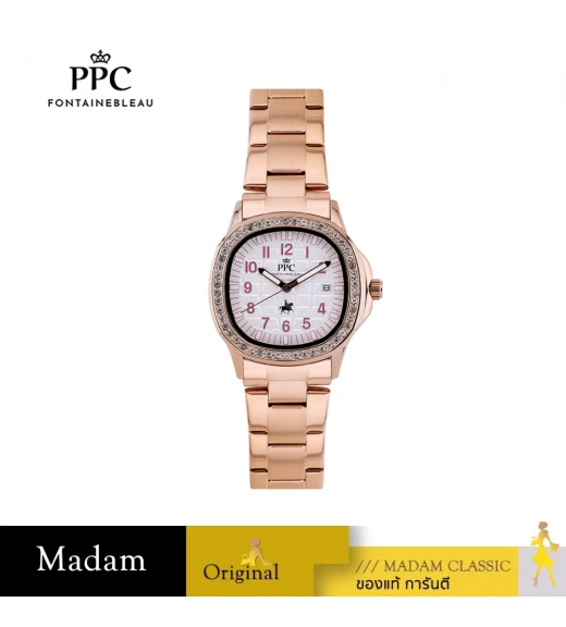 นาฬิกา PPC FONTAINEBLEAU PPC-EJ03-RG-WE ÉTOILE EJ03 36 MM,ROSEGOLD / WHITE