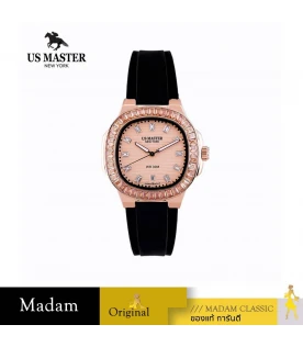 นาฬิกา US MASTER NEW YORK  USM-EC01-BK-RG EMPIRE LADY EC01 36 MM,BLACK / ROSEGOLD	