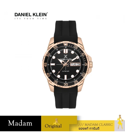 นาฬิกา DANIEL KLEIN DK.1.13911-6 PREMIUM GENTS 44*52.5 MM,BLACK / ROSEGOLD