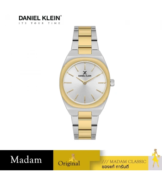 นาฬิกา DANIEL KLEIN DK.1.13899-6 PREMIUM LADIES 32*39 MM,SILVER GOLD /  WHITE