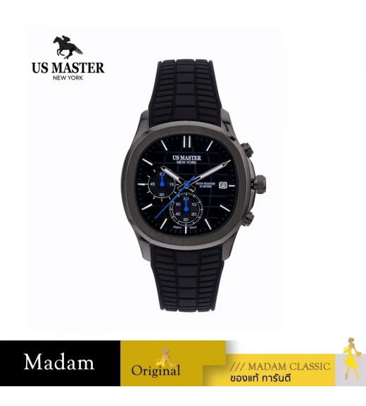 นาฬิกา US MASTER USM-DD36-BK-CBK THE EMPIRE CHRONO EYES DATE 40 MM,BLACK / CROMO BLACK นาฬิกา US MASTER USM-DD36-BK-CBK THE EMPIRE CHRONO EYES DATE 40 MM,BLACK / CROMO BLACK