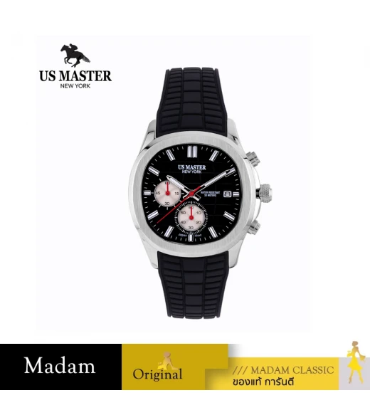 นาฬิกา US MASTER USM-DD36-BK-BK THE EMPIRE CHRONO EYES DATE 40 MM,BLACK / BLACK	