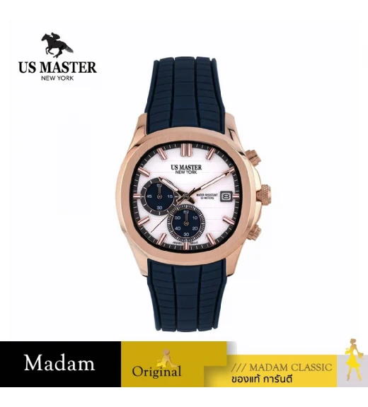 นาฬิกา US MASTER USM-DD36-BU-RWE THE EMPIRE CHRONO EYES DATE 40 MM.,BLUE / ROSEGOLD WHITE นาฬิกา US MASTER USM-DD36-BU-RWE THE EMPIRE CHRONO EYES DATE 40 MM.,BLUE / ROSEGOLD WHITE