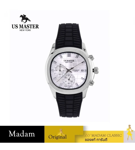 นาฬิกา US MASTER USM-DD36-BK-WE THE EMPIRE CHRONO EYES DATE 40 MM,BLACK / WHITE