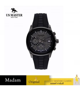 นาฬิกา US MASTER USM-DD36-BK-IPG THE EMPIRE CHRONO EYES DATE 40 MM,BLACK / PLATING GREY