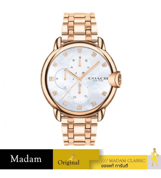 นาฬิกา COACH 14503682,38 MM,STAINLESS STEEL,ROSE GOLD นาฬิกา COACH 14503682,38 MM,STAINLESS STEEL,ROSE GOLD