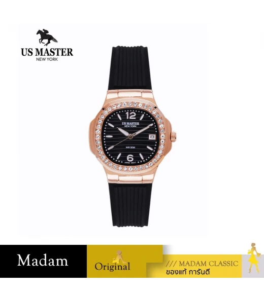 นาฬิกา US MASTER NEW YORK USM-DD54-RG-BK EMPIRE LADY DD54 32 MM,ROSEGOLD / BLACK