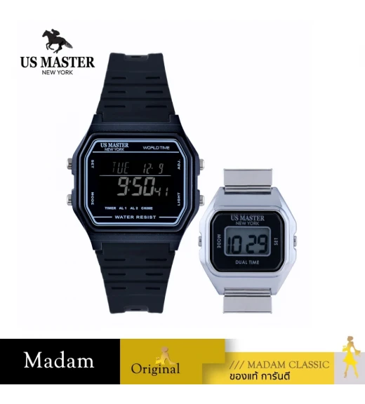 นาฬิกา US MASTER NEW YORK SET.USM-EJ02-IPB CALIFORNIA EJ02 38MM,PLATING BLACK	