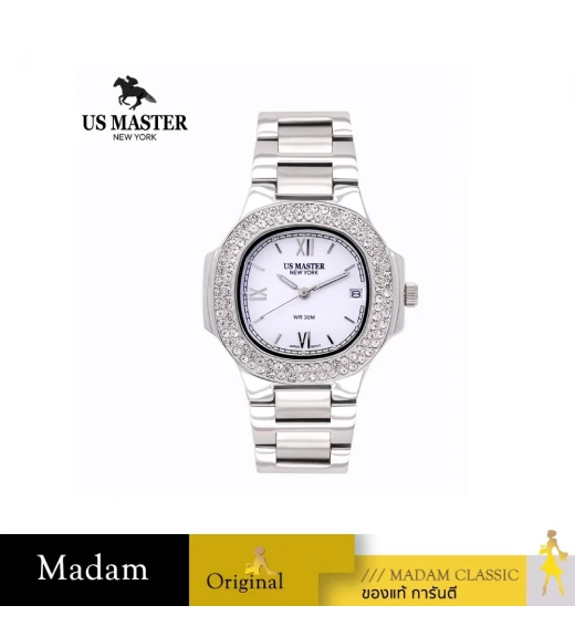 นาฬิกา US MASTER NEW YORK USM-DC07-WE FIRST LADY DC07 33 MM,WHITE