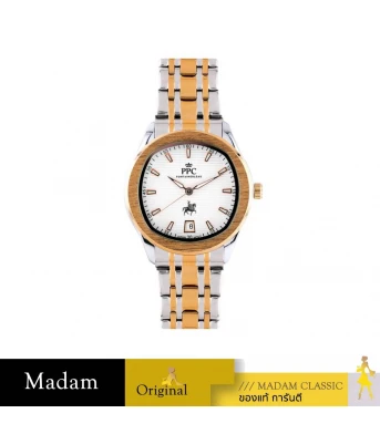 นาฬิกา PPC FONTAINEBLEAU PPC-EK04-SRG-WE JOAN EK04 SILVER ROSEGOLD / WHITE 35 MM,SILVER ROSEGOLD / WHITE