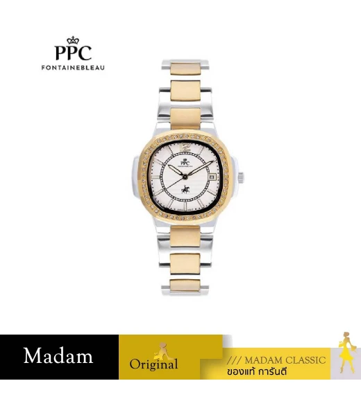 นาฬิกา PPC FONTAINEBLEAU  PPC-EB08-SGD-WE MEDICI EB08 38 MM, SILVER GOLD / WHITE