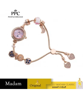 นาฬิกา PPC FONTAINEBLEAU  PPC-EH02-RG-PK CANNES EH02 24.5 MM, ROSEGOLD / PINK