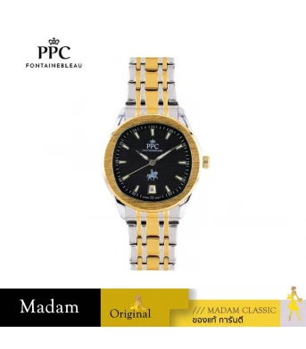 นาฬิกา PPC FONTAINEBLEAU PPC-EK04-SGD-BK JOAN EK04  35 MM, SILVER GOLD / BLACK