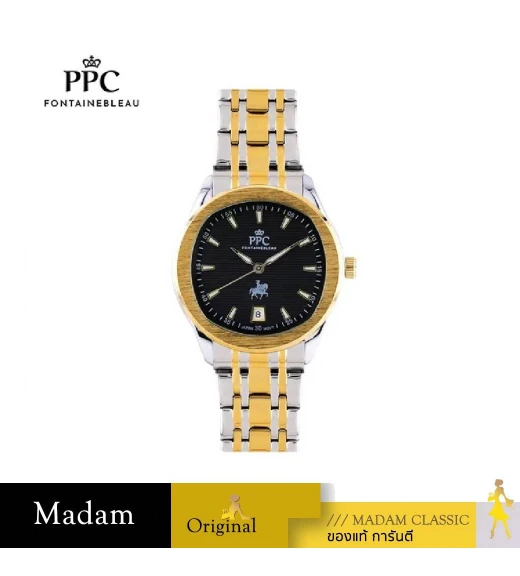 นาฬิกา PPC FONTAINEBLEAU PPC-EK04-SGD-BK JOAN EK04  35 MM, SILVER GOLD / BLACK