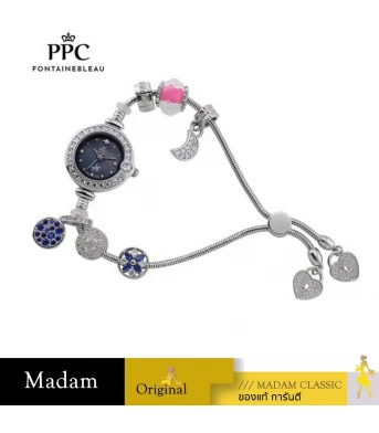 นาฬิกา PPC FONTAINEBLEAU PPC-EH02-BK CANNES EH02  24.5 MM,BLACK