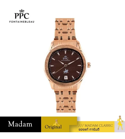 นาฬิกา PPC FONTAINEBLEAU PPC-EK04-RG-BR JOAN EK04  35 MM, ROSEGOLD / BROWN