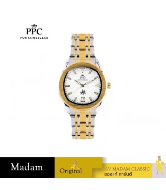 นาฬิกา PPC FONTAINEBLEAU PPC-EK04-SGD-WE JOAN EK04  35 MM,SILVER GOLD / WHITE	