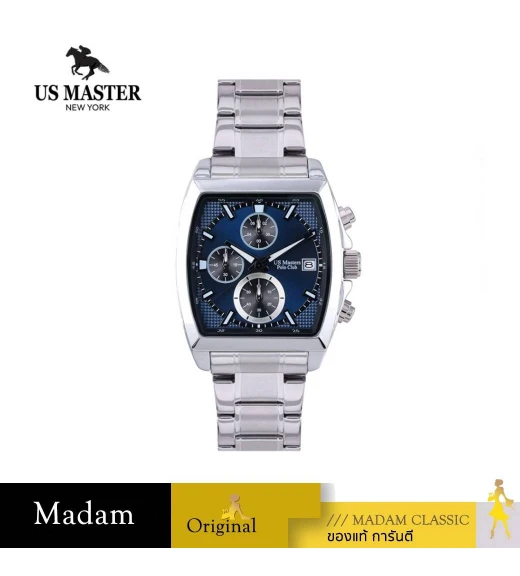 นาฬิกา US MASTERS POLO CLUB USM-EF05-NV RX-1 EF05 NAVY BLUE 38 MM,NAVY BLUE