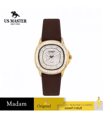 นาฬิกา US MASTER NEW YORK USM-ED02-BR-GD DIANA ED02 35 MM,BROWN / GOLD