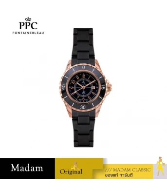 นาฬิกา PPC FONTAINEBLEAU PPC-EJ05-BK LER BRETON EJ05 BLACK / ROSEGOLD BLACK 34 MM,BLACK / ROSEGOLD BLACK