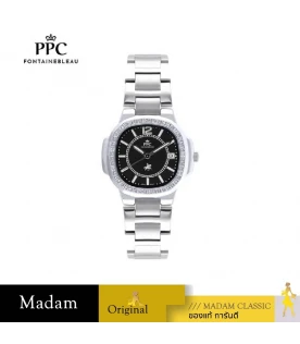 นาฬิกา PPC FONTAINEBLEAU PPC-EB08-BK MEDICI EB08 38 MM, BLACK