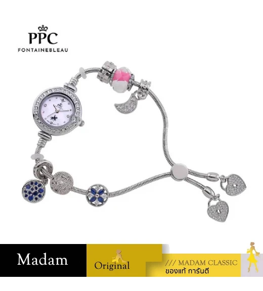 นาฬิกา PPC FONTAINEBLEAU PPC-EH02-WE CANNES EH02 24.5 MM, WHITE นาฬิกา PPC FONTAINEBLEAU PPC-EH02-WE CANNES EH02 24.5 MM, WHITE