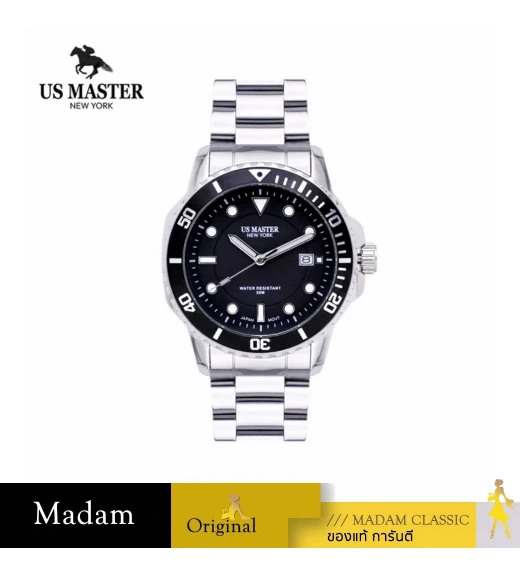 นาฬิกา  US MASTER NEW YORK USM-EH05-BK-BK OHIO EH05  42.5 MM, BLACK / BLACK