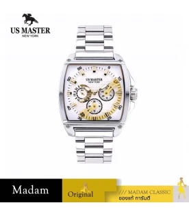 นาฬิกา  US MASTER NEW YORK USM-EH04-WE RX-1 EH04  38 MM ,WHITE