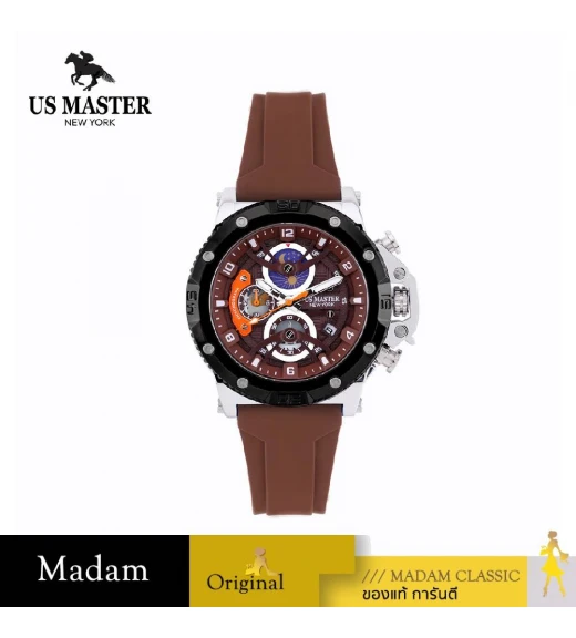 นาฬิกา US MASTER NEW YORK USM-EH01-BR-BR TITAN EH01 46 MM,BROWN / BROWN