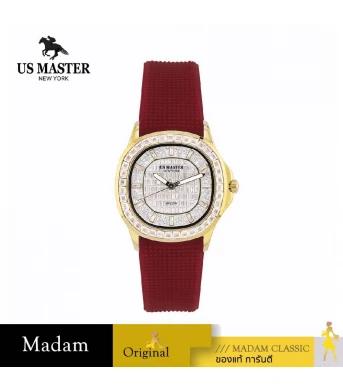 นาฬิกา US MASTER NEW YORK USM-ED02-RD-GWE DIANA ED02 35 MM,RED / GOLD WHITE