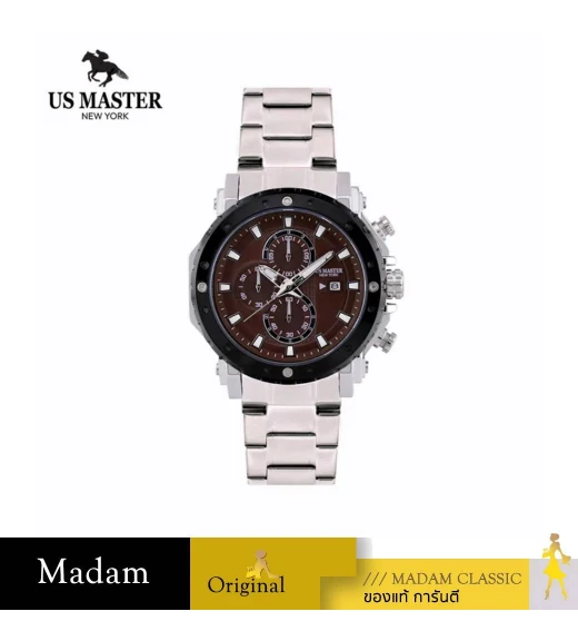 นาฬิกา  US MASTER NEW YORK USM-EH03-BK-BR TITAN EH03  49.5 MM, BLACK / BROWN
