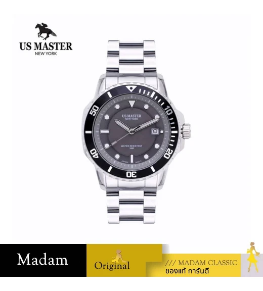 นาฬิกา  US MASTER NEW YORK USM-EH05-BK-GY OHIO EH05  42.5 MM, BLACK / GREY
