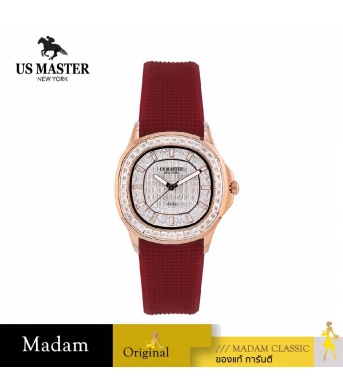 นาฬิกา US MASTER NEW YORK USM-ED02-RD-RWE DIANA ED02 35 MM,RED / ROSEGOLD WHITE