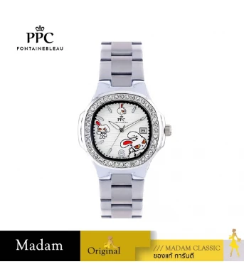 นาฬิกา PPC FONTAINEBLEAU PPC-FA01-WE BLOODY BUNNY FA01 34 MM,WHITE