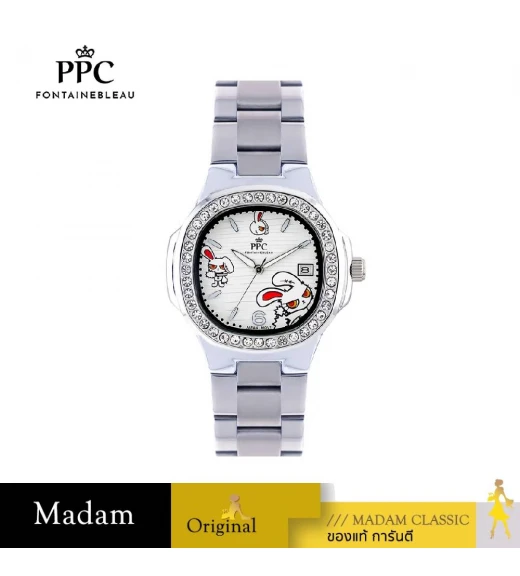 นาฬิกา PPC FONTAINEBLEAU PPC-FA01-WE BLOODY BUNNY FA01 34 MM,WHITE