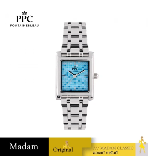 นาฬิกา PPC FONTAINEBLEAU PPC-EI04-LCY DORÉE EI04 22 MM,LIGHT CYAN