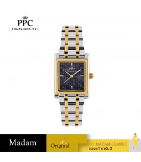 นาฬิกา PPC FONTAINEBLEAU PPC-EI04-SGD-BK DORÉE EI04 22 MM,SILVER GOLD / BLACK