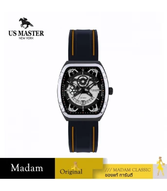 นาฬิกา US MASTER NEW YORK  USM-DE02-IPWE RX-1 DE02 PLATING 43 MM,BLACK / WHITE