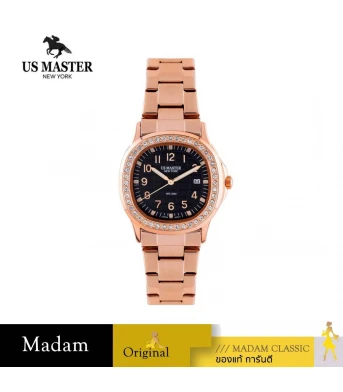 นาฬิกา US MASTERS POLO CLUB USM-DD43-RG-BK EMPIRE LADY DD43 ROSEGOLD / BLACK 38 MM,ROSEGOLD / BLACK