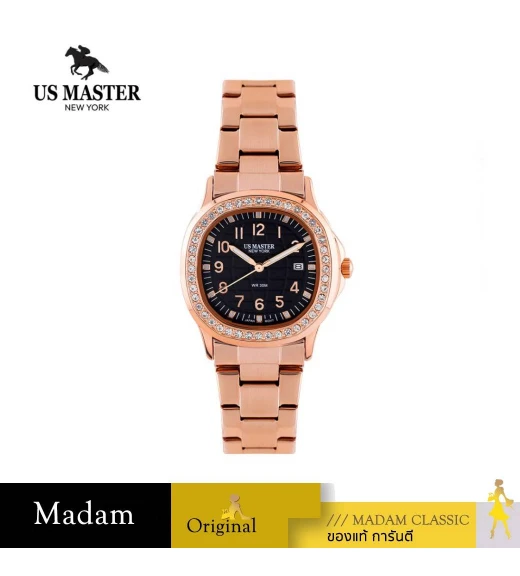 นาฬิกา US MASTERS POLO CLUB USM-DD43-RG-BK EMPIRE LADY DD43 38 MM,ROSEGOLD / BLACK นาฬิกา US MASTERS POLO CLUB USM-DD43-RG-BK EMPIRE LADY DD43 38 MM,ROSEGOLD / BLACK