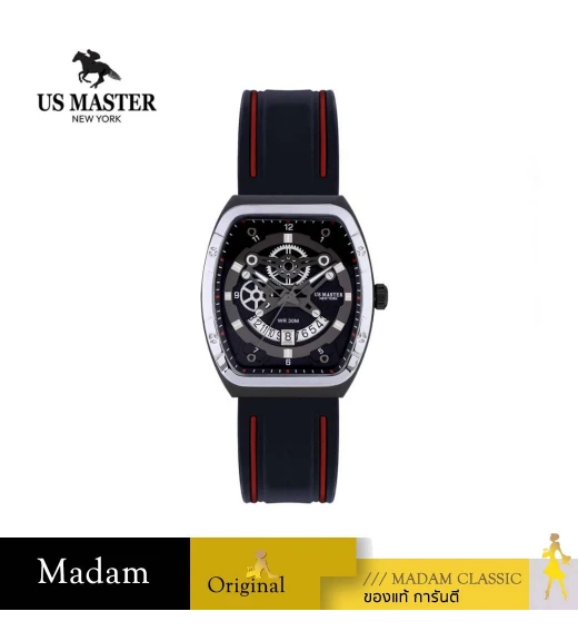 นาฬิกา US MASTERS POLO CLUB USM-DE02-IPBK RX-1 DE02 24 MM,PLATING BLACK / BLACK นาฬิกา US MASTERS POLO CLUB USM-DE02-IPBK RX-1 DE02 24 MM,PLATING BLACK / BLACK