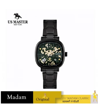 นาฬิกา US MASTER NEW YORK  USM-EA01-IGN TIMES SQUARE EA01  40 MM,PLATING BLACK / GREEN	