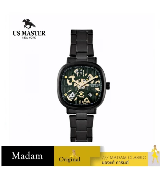 นาฬิกา US MASTER NEW YORK  USM-EA01-IGN TIMES SQUARE EA01  40 MM,PLATING BLACK / GREEN	