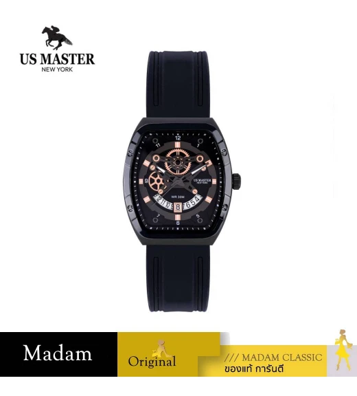 นาฬิกา US MASTERS POLO CLUB USM-DE02-IPB RX-1 DE02  43 MM,PLATING BLACK	