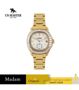 นาฬิกา US MASTERS POLO CLUB USM-EK06-GD-WE EMPIRE LADY EK06  38 MM,GOLD / WHITE