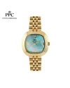 นาฬิกา PPC FONTAINEBLEAU  PPC-EI08-GD-LGN DORÉE EI08 30 MM.,GOLD / LIGHT GREEN