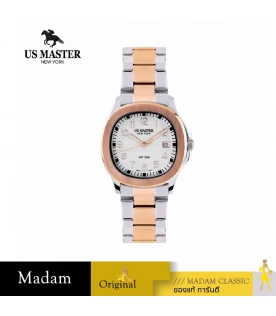 นาฬิกา US MASTER NEW YORK  USM-DD42-SRG-WE EMPIRE DD42 40 MM,SILVER ROSEGOLD / WHITE	