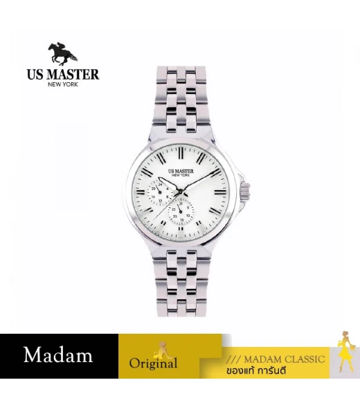 นาฬิกา US MASTER NEW YORK USM-EI03-WE ABRAHAM EI03  38 MM,WHITE	