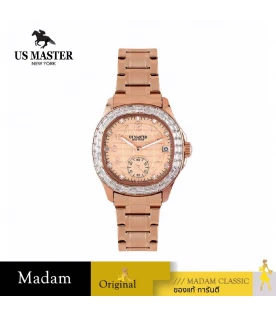 นาฬิกา US MASTER NEW YORK USM-EK06-RG EMPIRE LADY EK06 38 MM.,ROSEGOLD