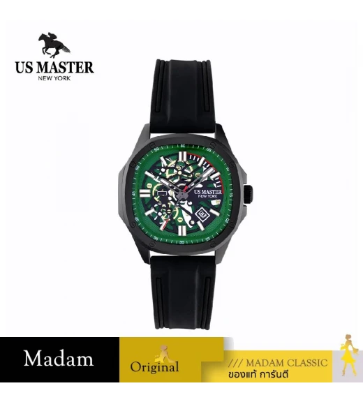 นาฬิกา US MASTER NEW YORK USM-EK13-BK-IGN EMPIRE EK13 42 MM.,PLATING BLACK / GREEN